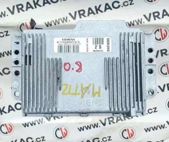 Řídící jednotka motoru (96259124) – Daewoo Matiz 1998-2006