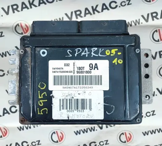 Řídící jednotka motoru (96801800) – Chevrolet Spark 2005-2010