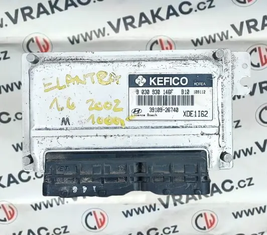 Řídící jednotka motoru (39109-26740) – Hyundai Elantra (XD) 2000 - 2006