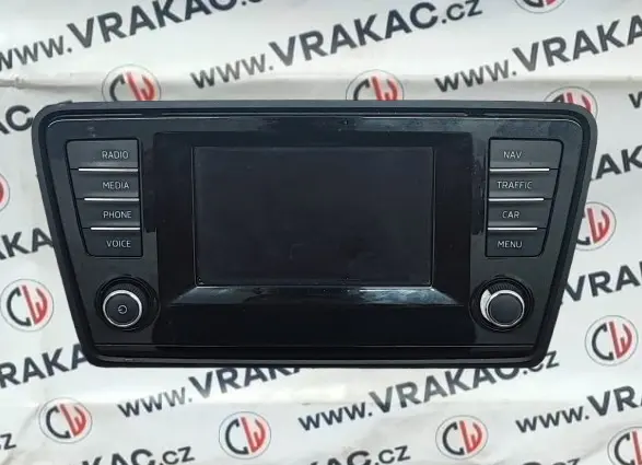 Autorádio, dotykový panel Amundsen – Škoda Octavia III 2012-2016