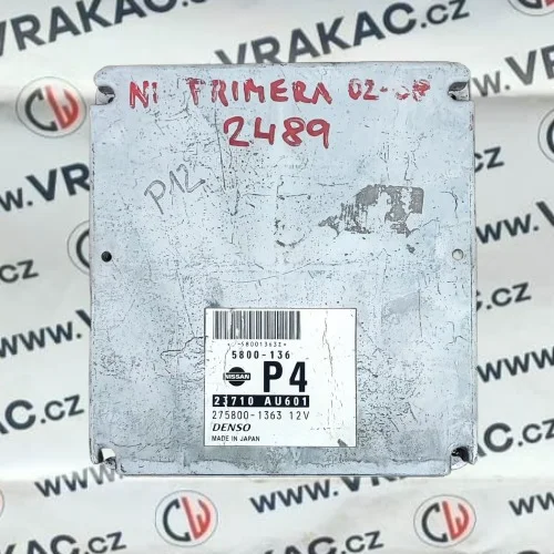 Řídicí jednotka motoru (23710-AU601) – Nissan Primera 2002-2008