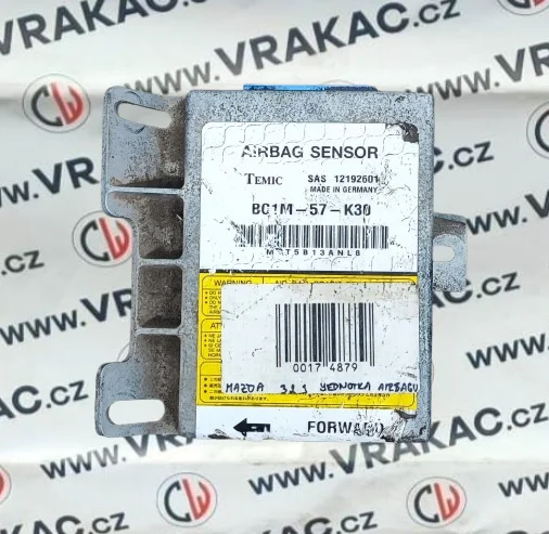 Řídicí jednotka airbagu (BC1M-57-K30) – Mazda 323 1994-2001