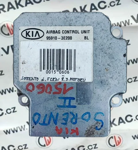 Řídicí jednotka airbagu (95910-3E200) – Kia Sorento 2002-2009