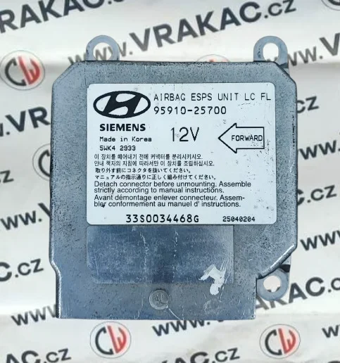 Řídicí jednotka airbagu – Hyundai Accent II 1999-2005