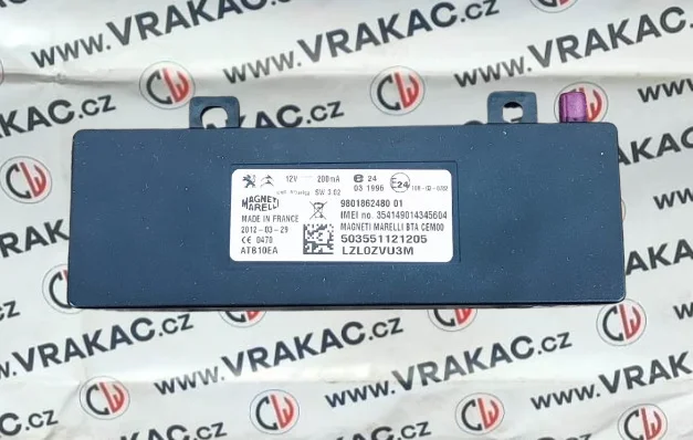 Autonomní telekomunikační modul BTA (9801862480) – Peugeot 308 2007-2014