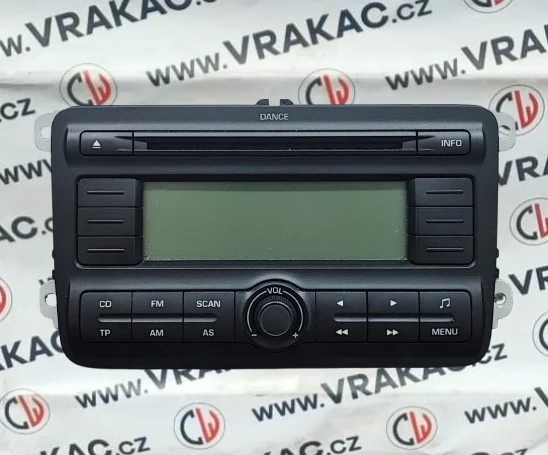 Autorádio (5J0035161A) – Škoda Fabia II 2006-2010