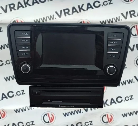 Autorádio s jednotkou – Škoda Octavia III 2012-2016