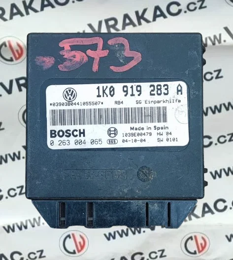 Řídicí jednotka parkovacího systému (1K0919283A) – Volkswagen Golf V 2003-2010