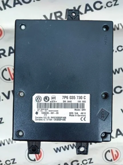 Řídicí jednotka bluetooth (7P6035730C) – Škoda Superb II 2008-2013