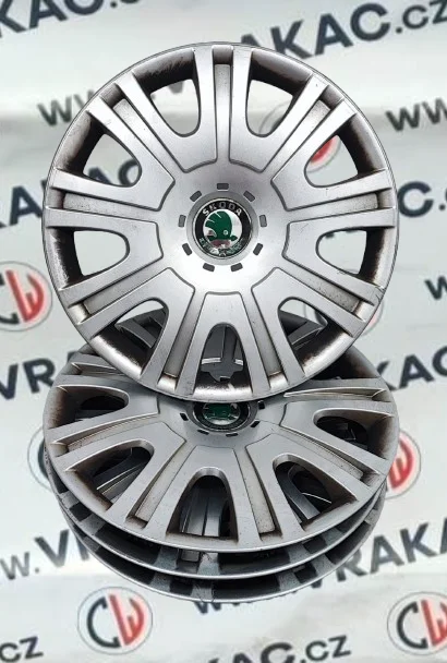 Poklice kol 15' sada (1Z0601147E) – Škoda Octavia II 2004-2008