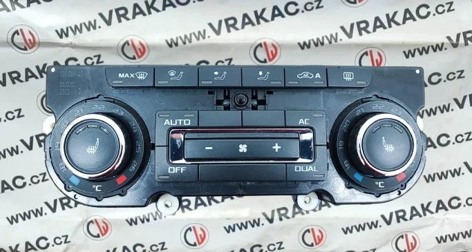 Ovládací panel topení – Škoda Superb II 2008-2013