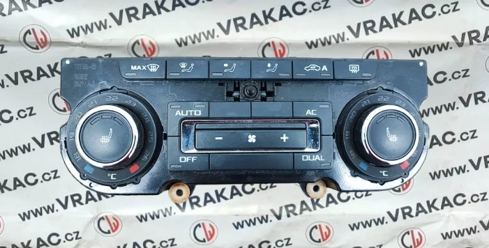 Ovládací panel topení (3T0907044BS) – Škoda Superb II 2008-2013